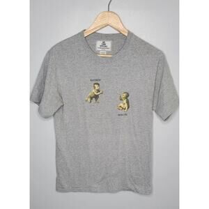 Nothin' Special Babies Graphic T-Shirt Heathered Gray Smoking Joint Small